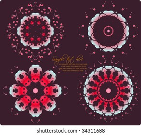 vector flower background