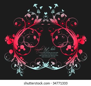 vector flower background