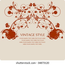 vector flower background