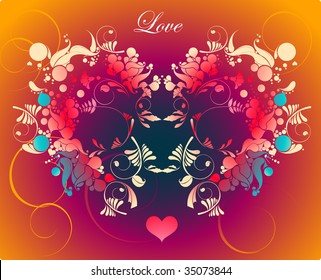 vector flower background