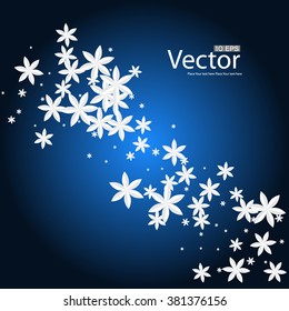 Vector flower background