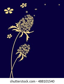 Vector flower background.