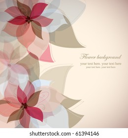 Vector flower background