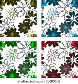 Vector flower background