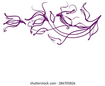 VECTOR    Flower background for design