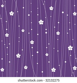 vector flower background design