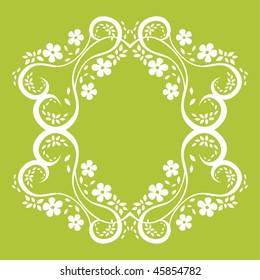 diseño de fondo de flor vectorial