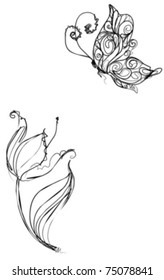  VECTOR  Flower background for design