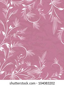 vector flower background for invitation