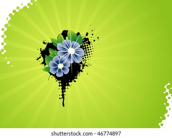 vector flower beautiful artistic design