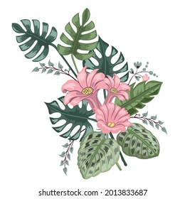 Diseño de ramo de flores vectoriales: Esbozo de motivo de rosa para el diseño.Vector de bodas invitan a tarjeta de diseño de color de agua elemento.flores de acuarela. ilustración floral, hoja y brotes. Composición botánica.