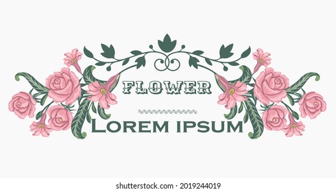 Vector flower bouquet design: Rose motif sketch for design.Wedding vector invite card Watercolor designer element.watercolor flowers. floral illustration, Leaf and buds. Botanic composition.