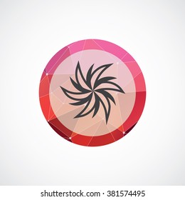 Vector flower can Icon