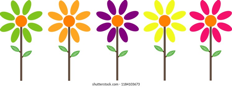 vector of flower collection can be used to illustrate and natural or healthy lifestyle topic