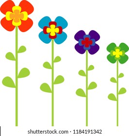 vector of flower collection can be used to illustrate and natural or healthy lifestyle topic