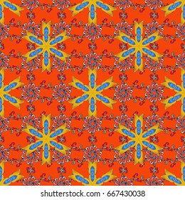 Vector flower concept. Seamless floral pattern can be used for wallpaper, website background, wrapping paper. Summer design. Leaf natural pattern in colors.