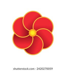 vector flower for design element, Chinese traditional ornaments