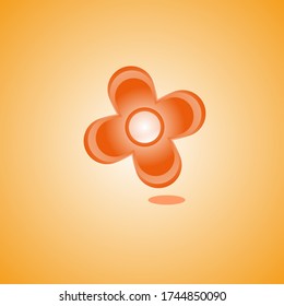 vector del diseño floral para el logotipo o símbolo de la naturaleza