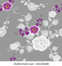 Vector Flower Floral Illustration Seamples 