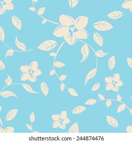 Vector Flower Floral Pattern illustration Seamples