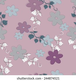 Vector Flower Floral Pattern illustration Seamples