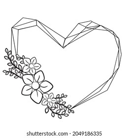 Marco floral vectorial. La decoración es muy agradable. Un elemento para felicitaciones. Ilustración para imprimir. Dibujo festivo.