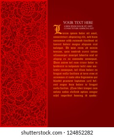 Vector flower frame. Retro, vintage, gothic style. Vintage frame with flowers , vector retro background. Flourish heraldry elements. Vector EPS 10 illustration. Ornamental frame.