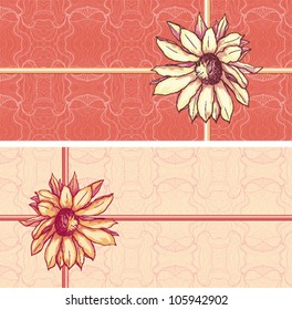 Vector flower holiday background for your card or invitation