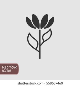 Vector flower icon