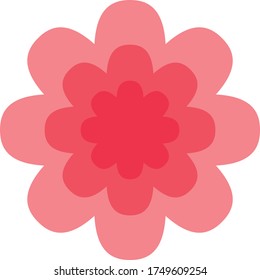 Vector flower icon, abstraction, logo.