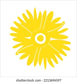  Vector flower icon, blooms on white background floral icon design.
 Vector flower icon, blooms on white background floral icon design.