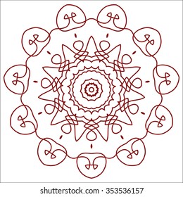 vector flower icons on white. beautiful design in bright colors for stickers, labels, tags, gift wrapping paper.