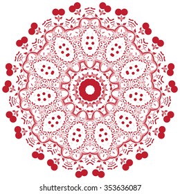 vector flower icons on white. beautiful design in bright colors for stickers, labels, tags, gift wrapping paper.