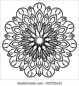 vector flower icons on white. beautiful design in bright colors for stickers, labels, tags, gift wrapping paper.
