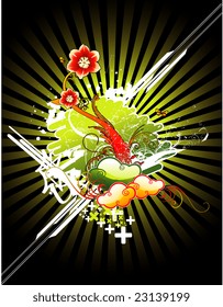 vector flower illustration
