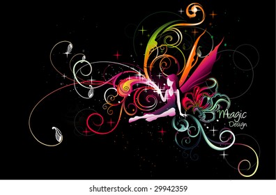 vector flower illustration