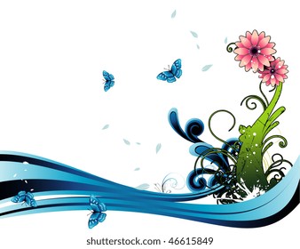 vector flower illustration