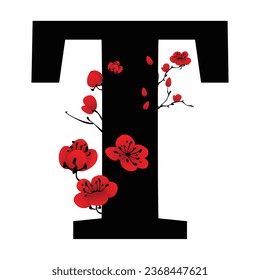 Gráfico gráfico de ilustraciones de flores de vectores