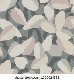 Vector flower illustration seamless repeat pattern digital artwork