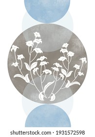 Ilustración de flores vectoriales para impresiones de camisetas y otros usos.
