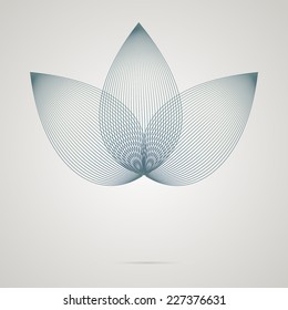 vector flower logo