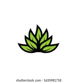 Vector flower lotus leaf abstract beauty logo design – elegant floral emblem with minimalist petal and leaf shapes, perfect for spa, wellness center, yoga studio, skincare brand, or natural cosmetic