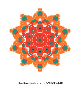 Vector Flower Mandalas. Vintage decorative elements. Round Mandala. Oriental pattern mandala, vector illustration. Islam, Arabic, Indian, turkish, pakistan, chinese, ottoman motifs. Florent symbol