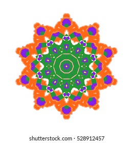 Vector Flower Mandalas. Vintage decorative elements. Round Mandala. Oriental pattern mandala, vector illustration. Islam, Arabic, Indian, turkish, pakistan, chinese, ottoman motifs. Florent symbol