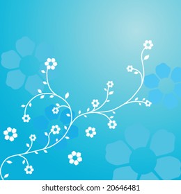 Vector flower ornament.