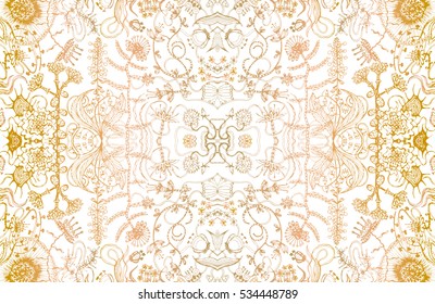 vector flower ornament
