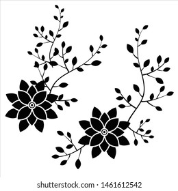 Vector Flower Ornament Design Elements, EPS 10