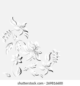 Vector Flower Paper