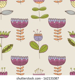 Vector flower pattern