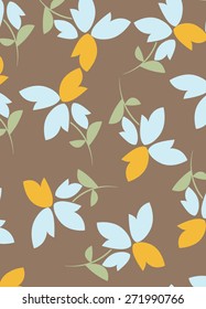 vector flower pattern